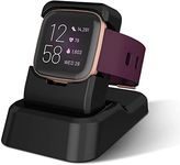 KASMOTION Compatible With Fitbit Versa 2 Charger Stand, Replacement Charging Stand Clip Charging Cradle Dock Adapter Holder Compatible With Fitbit Versa 2, Smartwatches