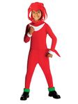 Rubie's 881451L Child's Generations Knuckles The Echidna Costume Sonic the Hedgehog Kids Fancy Dress, Cartoon, Red, 9-12 Years