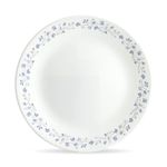 CORELLE Round Printed Lilac Blush Dinner Plate 26 cm, Lightweight & Durable, Made of Vitrelle Glass, Microwave & Dishwasher Safe, Elegant Crockery for Dining & Gifting