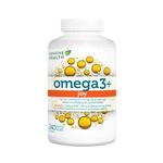 Genuine Health Omega3+ Joy, 240 softgels, 2000mg EPA, 100mg DHA, Supports healthy daily mood balance, Wild-caught, Non-GMO