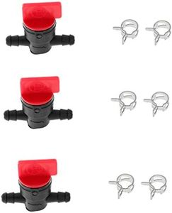 3X 1/4inch Inline Gas Fuel Cut Shut Off Valve for 4.5 * 4.5cm