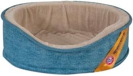 Petmate Assorted Plush/Suede Lounger for Pets, 23 x 17 x 7-Inch, Made in USA