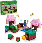 LEGO® Minecraft® The Cherry Blossom Garden 21260 Kids’ Exploration Toy with a Sunny Figure,Sniffer, Zombie and Bees,Hands-on Video-Gaming Toy for Boys and Girls Aged 8 and Over