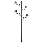 DIVCHI Bird Feeders Hanging Station With Leaves Outdoor Home Garden Bird Feeding Pole