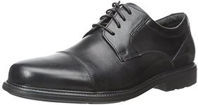 Rockport Men's Charles Road Leather Dress Shoe Black, Size 8 Medium