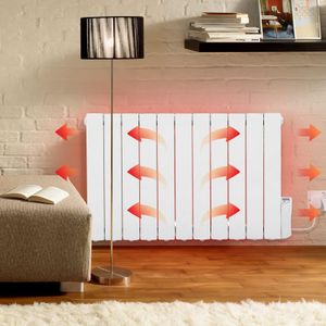 1800W Wall Mounted Oil Heater – Electric Radiator for Home Heating