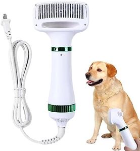 Pet Hair Dryer,Dog Dryers for Grooming with Brush | Quiet & Portable Dog Dryers with 3 Heat Settings for Bath Supplies, Home & Travel Puchen