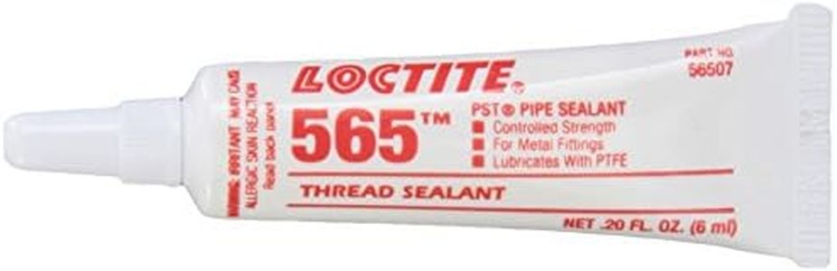 Loctite 565 442-56507 6ml PST Thread Sealant, Controlled Strength, White Color