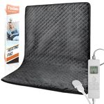 Heating Pad, Electric Heat Pad 80 x 60cm with Automatic Switch-Off and 6 Temperature Levels Fast Heating Soft Skin-Friendly Material, Heat Pads for Pain Relief Machine Washable