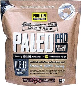 Protein Supplies Australia PaleoPro Egg White Protein Powder, Chocolate 900 g,, Chocolate 900 grams