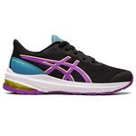 ASICS Kid's GT-1000 12 Grade School Shoes, 5, Black/Cyber Grape