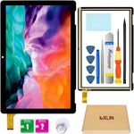 Upgraded New LXun Touch Screen Glass Replacement for Onn 10.1 inch Tablet 2APUQW1027 Model 100011886 Front Touch Screen Digitizer with Repair Tool Kit (NO Include LCD)