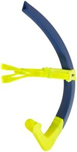 Aqua Sphere Focus Snorkel, Snorkels Unisex-Adult, Navy Bright Yellow, Taglia Unica