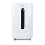 PureMate 20L/Day Portable & Compact Dehumidifier with 6.5 Litre Tank Capacity, Digital Display, Continuous Drainage, Laundry Drying and 24Hr Timer Function