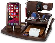 TESLYAR Gifts for Men Wood Rotating
