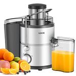 GDOR Juicer with 800W Motor, Juicer Machine with 3” Feed Chute, Dual Speeds Juice Maker for Fruits and Vegetables, Anti-Drip Function Centrifugal Juicer Extractor, with Cleaning Brush, BPA-Free