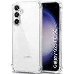 TheGiftKart Shockproof Back Cover Case for Samsung Galaxy S23 FE 5G | Raised Bumps for Camera & Screen Protection | Ultra Clear Soft Silicone Back Cover Case for Samsung Galaxy S23 FE (Transparent)