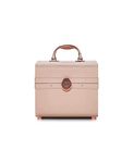 Caboodles Life & Style Small Train Case, Makeup Cosmetic Case Organizer Small Train Case,Cream White