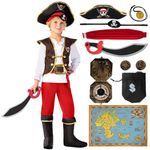 Spooktacular Creations Boys Pirate Costume for Kids Deluxe Costume Set (S 5-7)