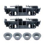 BlueStars WD28X27241 Dishwasher Rack Carrier & Roller Kit - Exact Fit for GE Dishwashers Lower Rack Wheels Assembly, L and R Side - Replaces WD12X10438 WD12X10439, WD12X10446 WD12X10447 - PACK OF 2