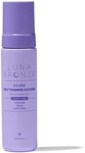 Luna Bronze Eclipse Self Tan Mousse (Medium) | Streak Free Natural Sunless Tanner, Devlops a Golden Tan Over 6-8 Hours | Lightweight Formula with Organic Aloe Vera | Australian Made (200ml/6.7 fl. oz)