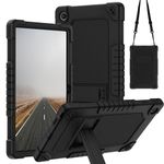 Kebiory for Walmart Onn 11 Tablet Pro Tablet Case for Onn 11 Tablet Pro Shockproof Kids Friendly Rugged Hybrid Case Built-in Kickstand for Walmart Onn 11 Inch Pro Model:100110027 2023 (Black/Black)