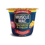 Quality Pasta Muscle Mac Microwave Cup, Cheddar 3.6 Oz 12 Count