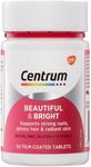 Centrum Benefit Blends Beautiful & Bright with Vitamin C, Biotin, Zinc & Silicon to Support Strong Nails, Glossy Hair & Radiant Skin, 50 Tablets