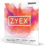 D'Addario Zyex Viola String Set, Short Scale, Medium Tension