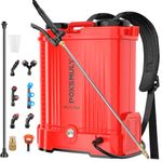 Battery Powered Backpack Sprayer for Milwaukee M18 Battery, 5.3 Gallon, 100 PSI Electric Weed Sprayer, Yard Graden Sprayer with Telescopic Wand, 7 Nozzles, Backpack Sprayer 18v (Battery Not Included)