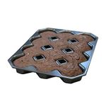 Bakelicious 73843 Crispy Corner Brownie Pan, 10.5 x 13.63 x 1.5 inches