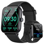 Smart Watch for Men(Answer/Make Call), Alexa Built-in 1.8" HD Mens Smartwatch with Heart Rate/SpO2/Sleep Monitor, 110+ Sports, IP68 Waterproof Step Counter Fitness Trackers for iPhone/Samsung/Android