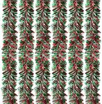 Juvale 6-Pack Christmas Tinsel Garland - Multicolored Sparkling Hanging Decoration - Perfect for Xmas and Other Festivities - 5.5 x 112 Inches