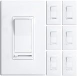 Amico 6 Pack Dimmer Light Switch, S