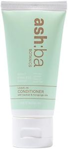Ashba Botanics Leave-in Conditioner for Frizzy, Wavy & Curly Hair | Hair Cream For Men & Women | Moisturizes, Protects, Nourishes & Adds Shine to Dry & Damaged Hair | Silicone Free - 50 ml