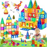 KIPA GAMING Magplay 60Pcs Magnetic Building Tiles & Blocks - Open-Ended Creative Learning Educational BlocksToys For Kids Ages 3+ | Proudly Made In India