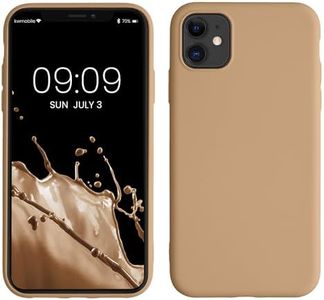 kwmobile Case Compatible with Apple iPhone 11 Case - Slim Protective TPU Silicone Phone Cover - Macchiato