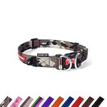 EZYDOG Double Up Dog Collar | Dog Collar Small, Medium, Large Dogs, Reflective Dog Collar, Supreme Comfort, Soft Neoprene Material, Strong Nylon Webbing (Medium, Camo)