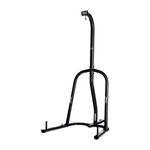 Everlast Steel Heavy Punching Bag Stand Workout Equipment for Kickboxing, Boxing, and MMA Training with 3 Plate Pegs and 100 Pound Capacity (*Heavy Bag not included)