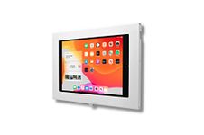 TABcare Locking Security Metal Case for Apple iPad 7/8/9 10.2" Tablet for Kiosk, POS, Store, Show Display (White, iPad 7/8/9 10.2)