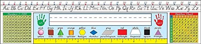 Carson Dellosa Modern Manuscript: Grades 1-3 Name Plates