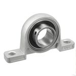 sourcing map KP005 25mm Bore Zinc Alloy Inner Ball Mounted Pillow Block Insert Bearing