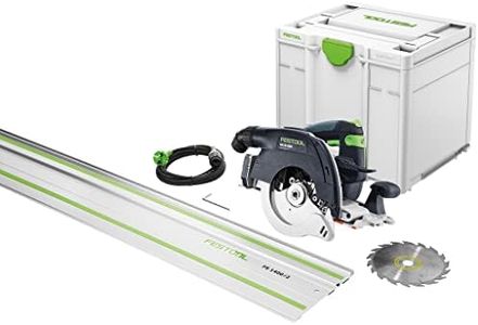 Festool Handkreissäge HK 55 EBQ-Plus-FS (mit Kreissägeblatt, Innensechskantschlüssel, Führungsschiene), im Systainer