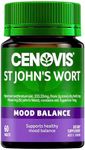 Cenovis St John's Wort Tablets 60 - Supports Healthy Mood Balance and Decreases Symptoms of Mild Anxiety - Traditionally used in Western Herbal Medicine to Calm Nervous System & Reduce Restlessness