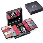 Holzsammlung Professional All in One Makeup Kit for Women Full Kit - 25 Colors Make Up Palette Gift Set - Including Eyeshadow, Lip Gloss, Brow Powder, Blush & Brush