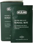 Wildland Poison Oak & Poison Ivy PREVENTION WIPES | Prevent Rash and Itch before it starts | Extremely effective Urushiol removal formula | Lightweight, Individually Wrapped (Sachet of 12)