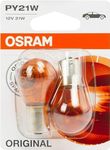 OSRAM 7507-02B ORIGINAL PY21W Halogen signal lamp, turn indicator light, 7507-02B, 12V passenger car, double blister (2 lamps)