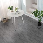 60cm Square Marble Effect Vinyl Floor Tiles Self Adhesive Flooring Planks Lino (Slate Grey, 2 x Pack of 11 = 8m²)