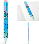 New Pen Bookmark with Refills | Erasable Ballpoint Gel Pen and Bookmark 3-in-1 | Ink Novelty Pen with Eraser | Page Marker | Book Marker | Page Holder Clip | Gift for Reader and Writer (Bookworm)