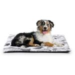 Petace Dog Self-heating Pad 75 x 50 cm, Pet Self-warming Bed Mat, Cordless Thermal Bed for Kittens & Small Puppy, Self-heated Dog Blanket Machine Washable, Gray